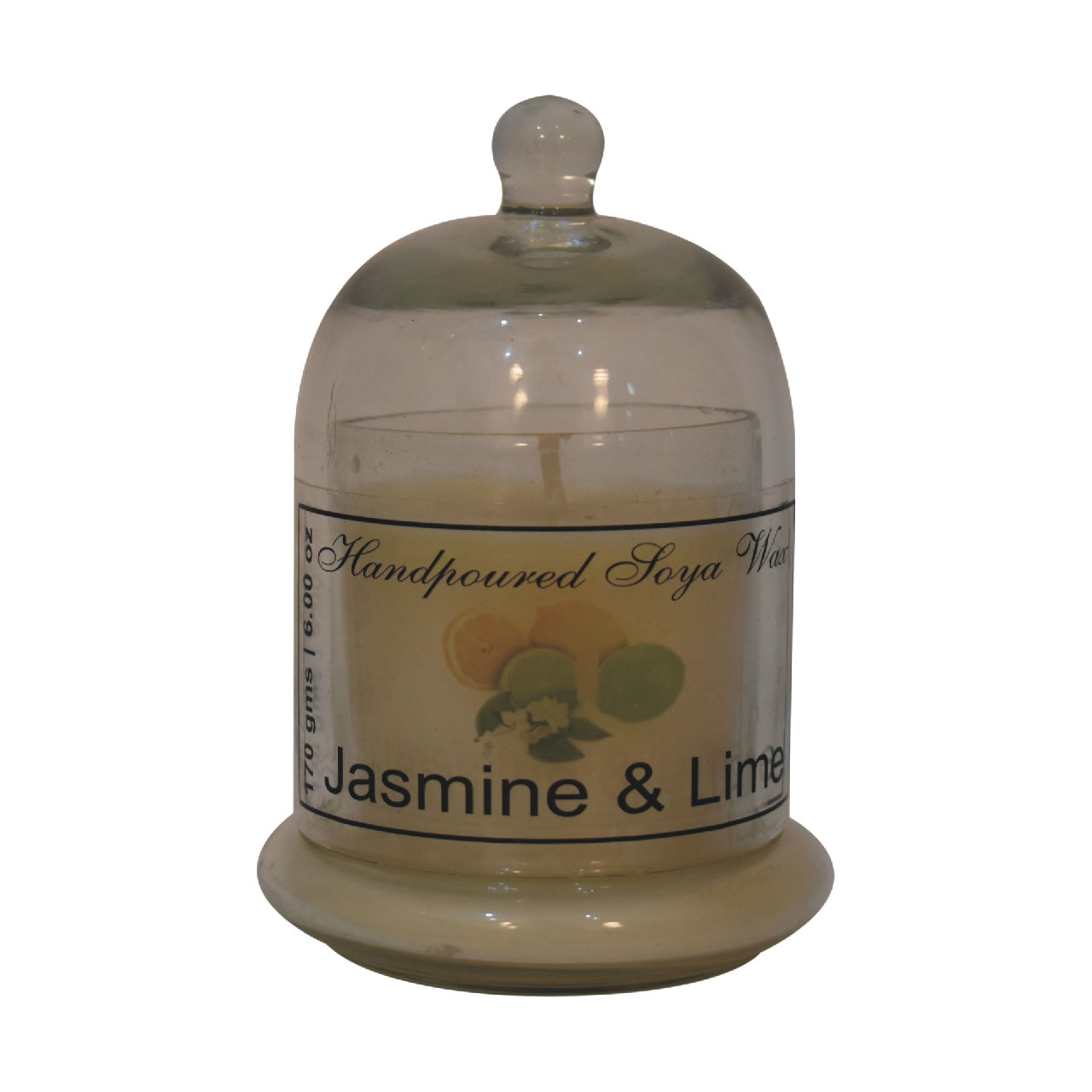 Bell Jar Candle Set of 3 - Orange, Lime & Basil, Grapefruit & Mangosteen, Jasmine & Lime