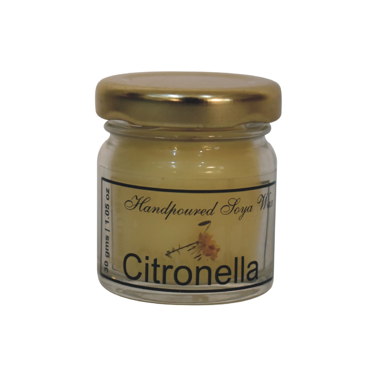 Mini Candle Set of 6 - Lemongrass, Lavender, Rose, Citronella, Jasmine and Summer Tides