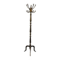 Metallic Coat Stand - Mild Steel Brass 168cm