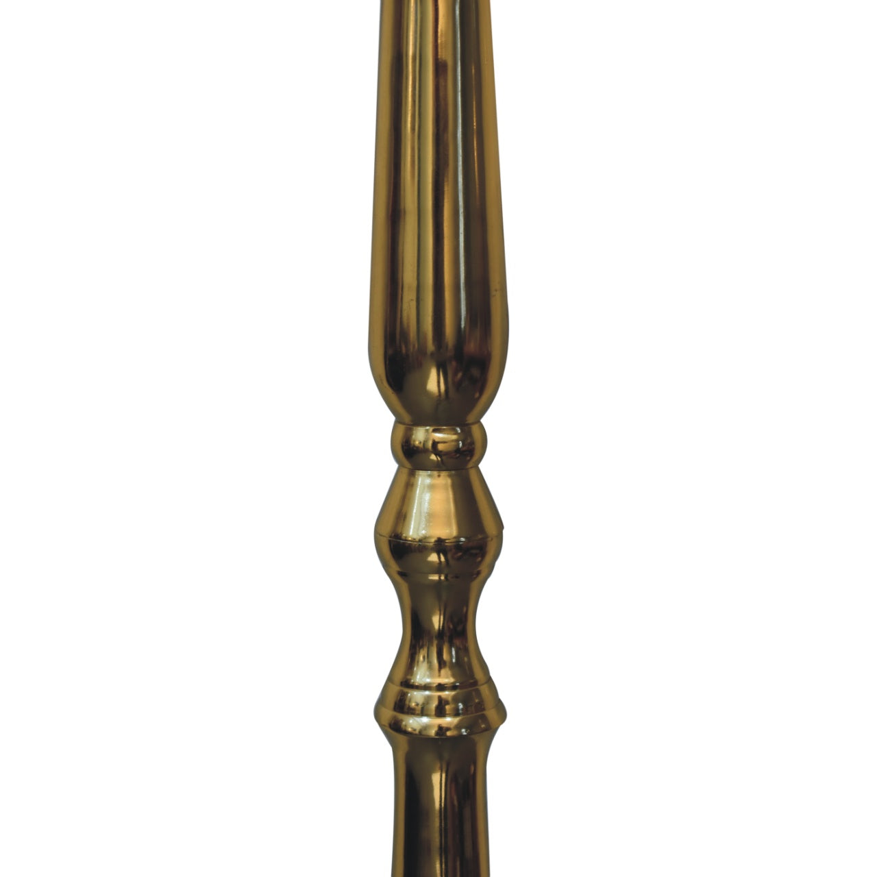 Metallic Coat Stand - Mild Steel Brass 168cm