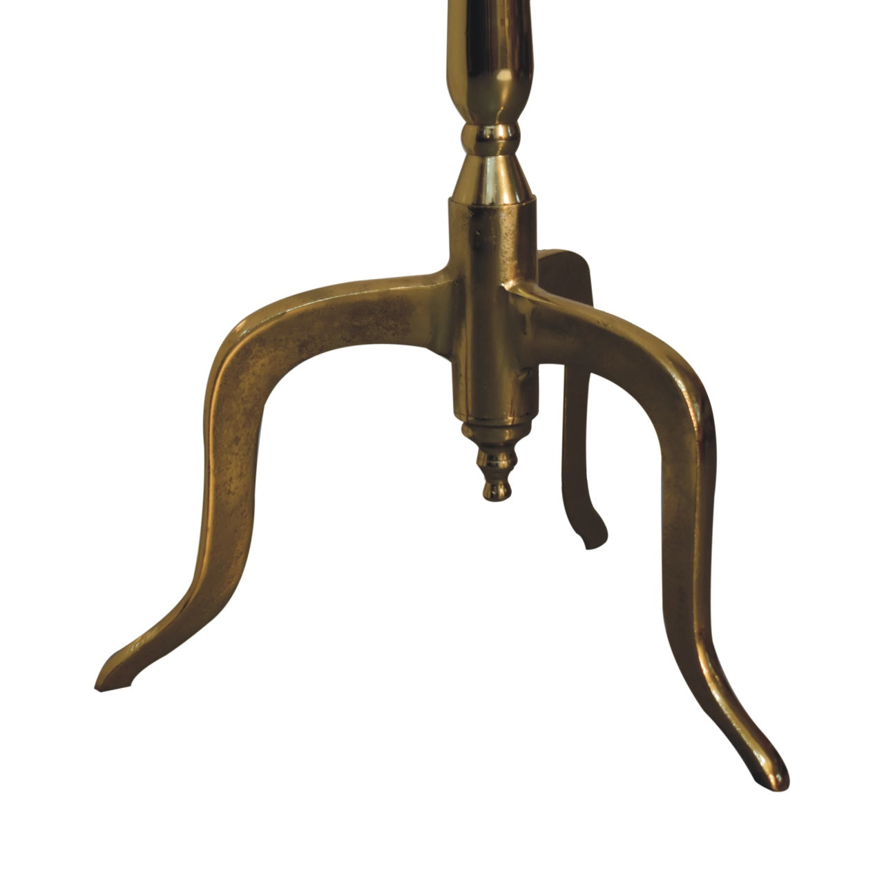 Metallic Coat Stand - Mild Steel Brass 168cm