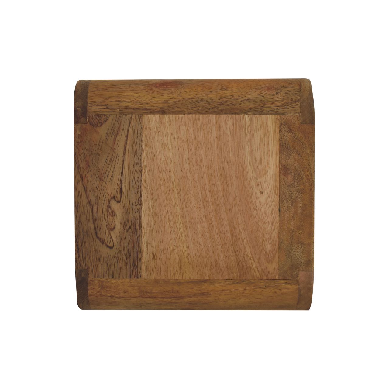 Handmade Solid Wood Floating Bedside Table 2 Drawer - Oak Nightstand