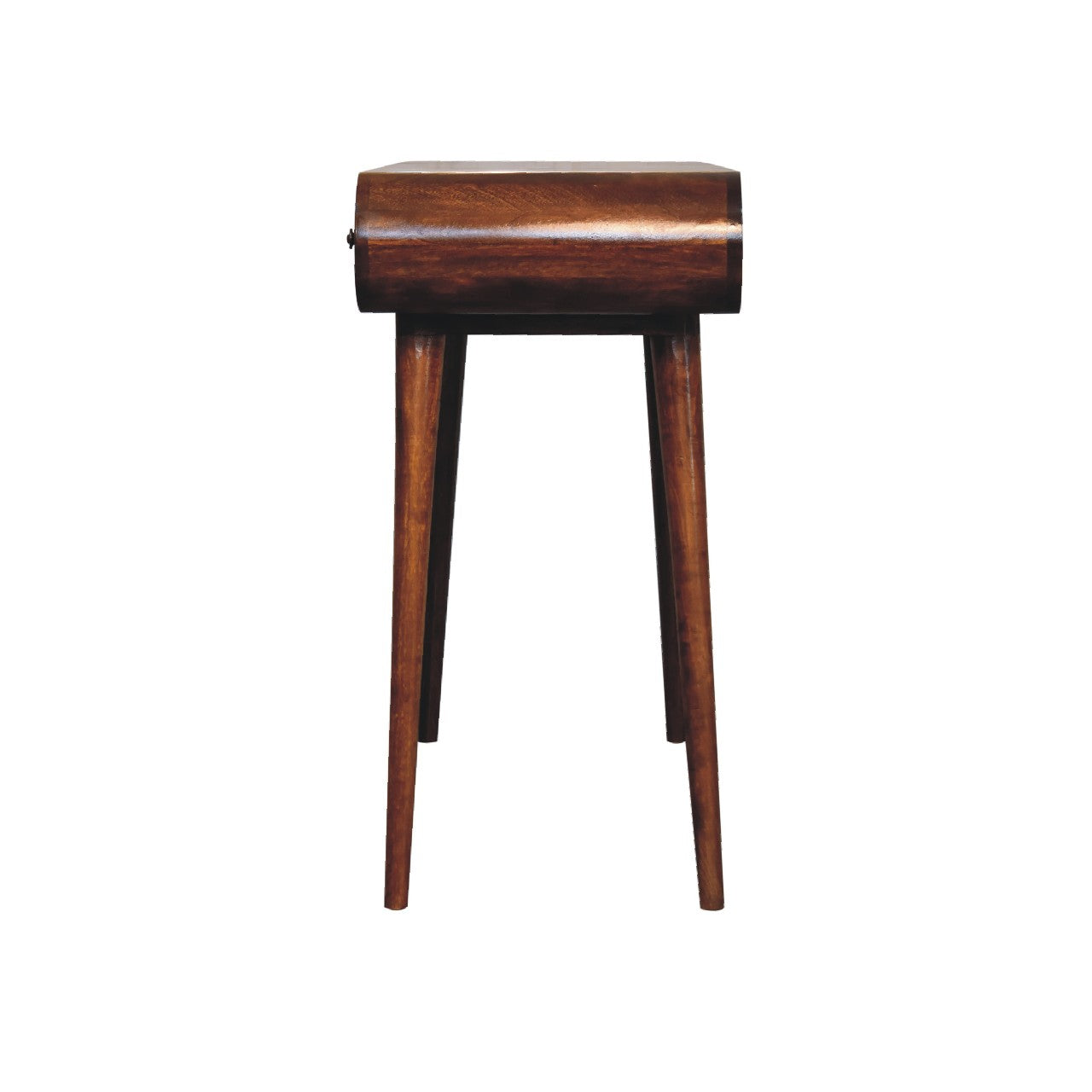 Chestnut Mirror Dressing Table with two drawers and mirror- Handmade Solid Wood Furniture