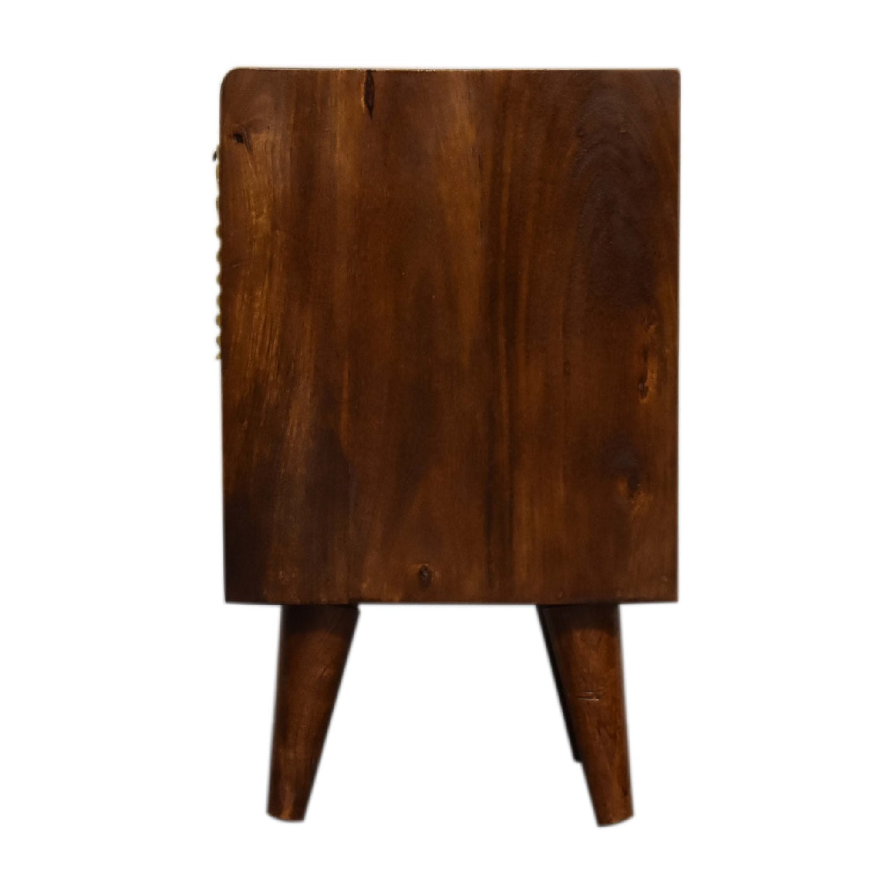Manila Gold 1 Drawer and Shelf Bedside - Elegant Compact Nightstand