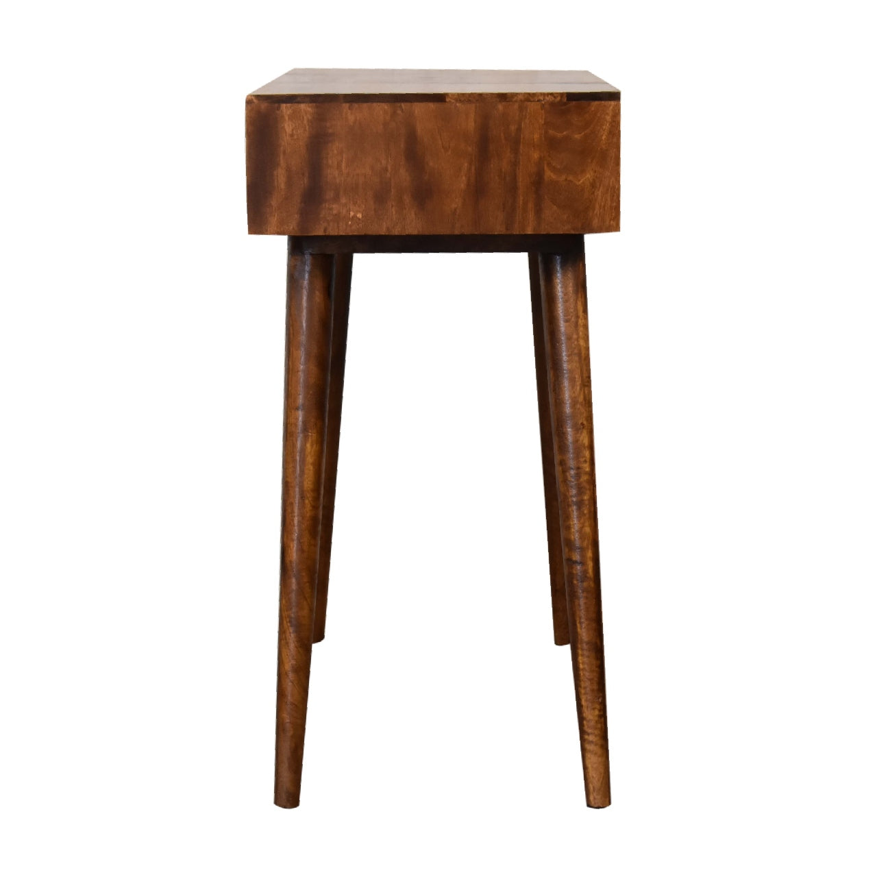 Foldable Mirror Table – Vintage Style Dressing Table with 2 Drawers, Mirror & Jewellery Storage