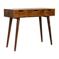 Foldable Mirror Table – Vintage Style Dressing Table with 2 Drawers, Mirror & Jewellery Storage