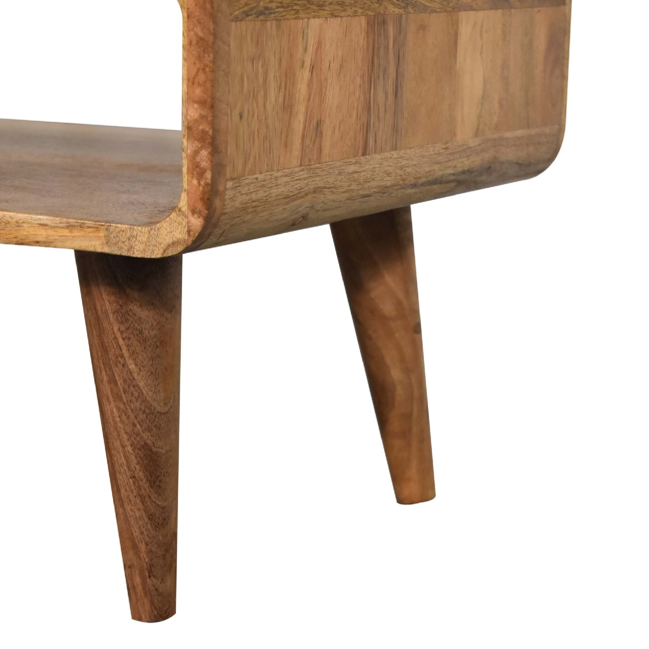 Open Chelf Coffee Table / Media Unit - Nordic Style Handmade Solid Wood