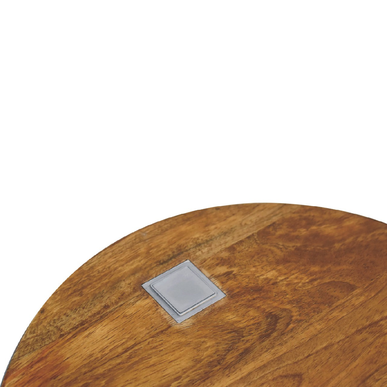 Vintage Nordic Bedside Table With Light - Handmade from Solid Wood