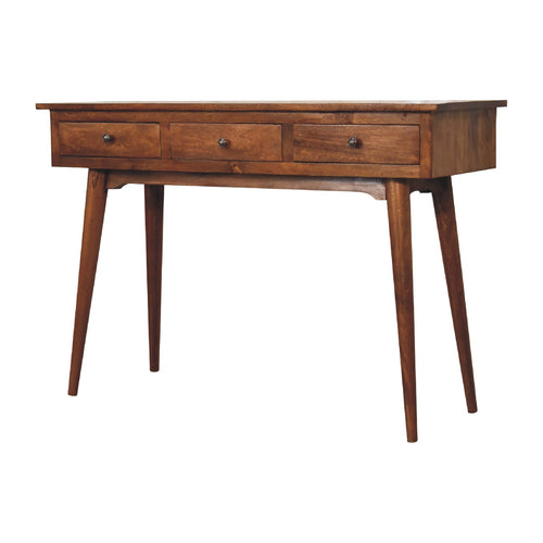 3 Drawer Handmade Solid Wood Console Table