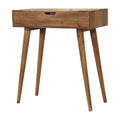 Mini Dressing Table With Storage and Mirror - Handmade Solid Wood Vanity
