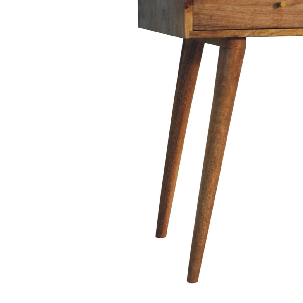 Larissa Aztec Rattan Console Table With 2 Drawers - Handmade Solid Wood