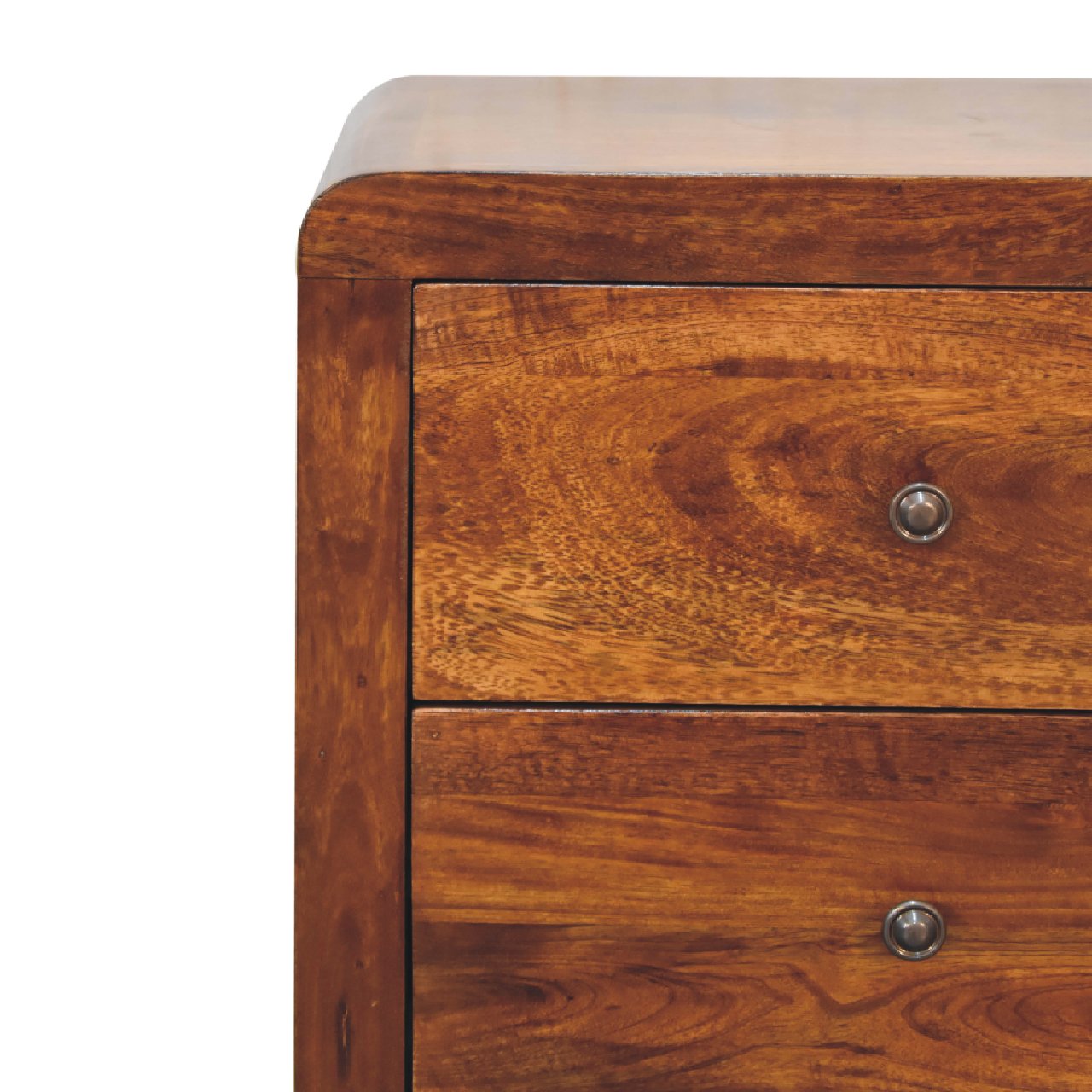 Aspen 3 Drawer Bedside - Handmade Solid Wood Luxury Furniture