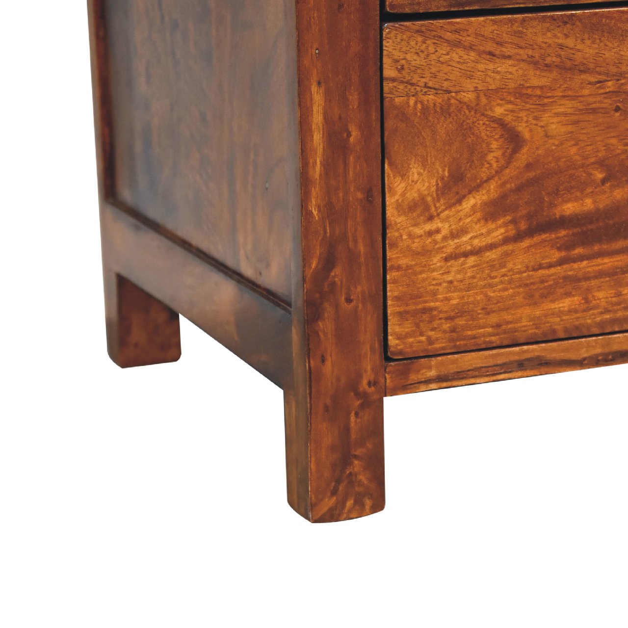 Aspen 3 Drawer Bedside - Handmade Solid Wood Luxury Furniture