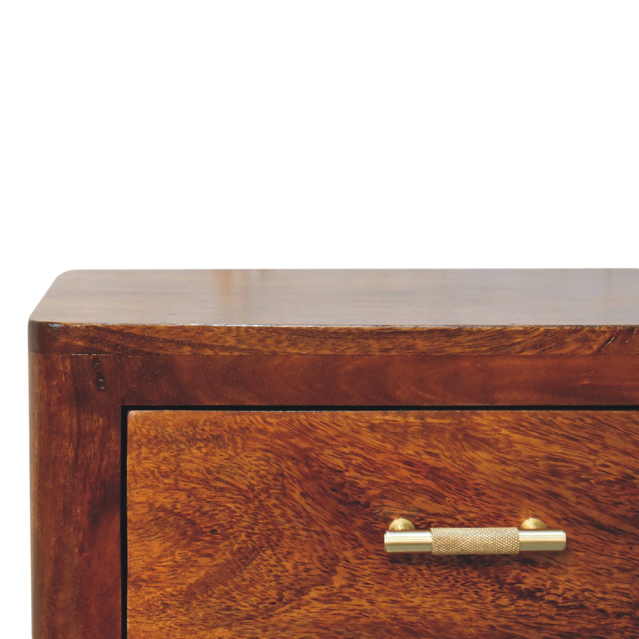 3 Drawer Luca Bedside - Handmade Solid Wood Nightstand with Drawer