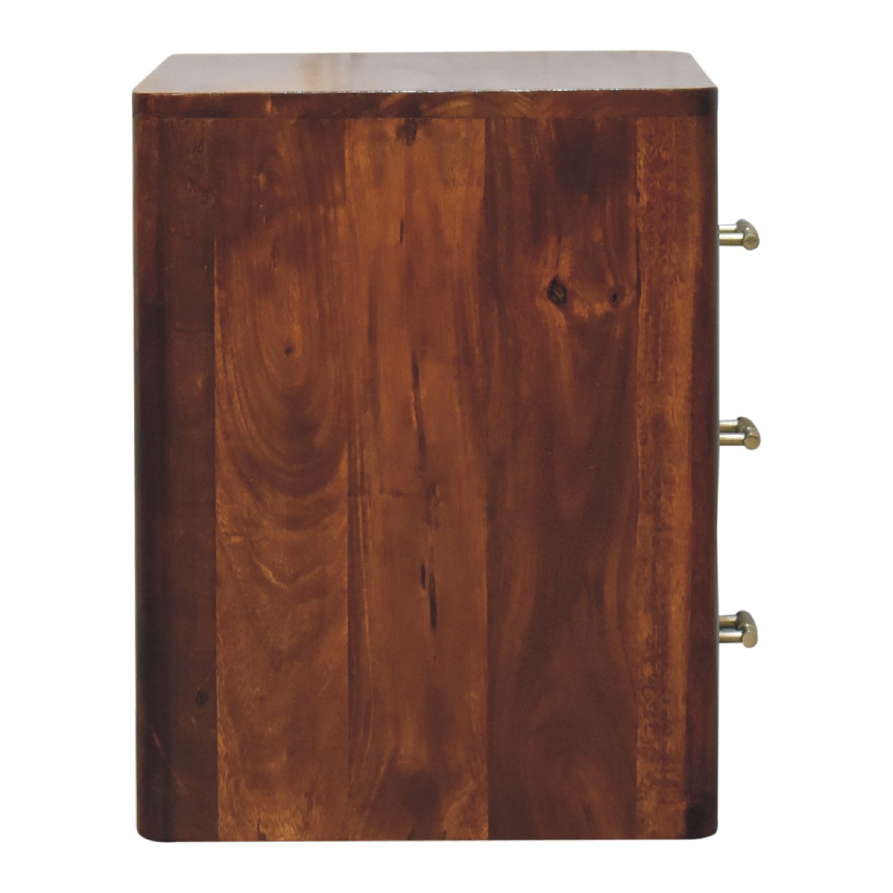3 Drawer Luca Bedside - Handmade Solid Wood Nightstand with Drawer
