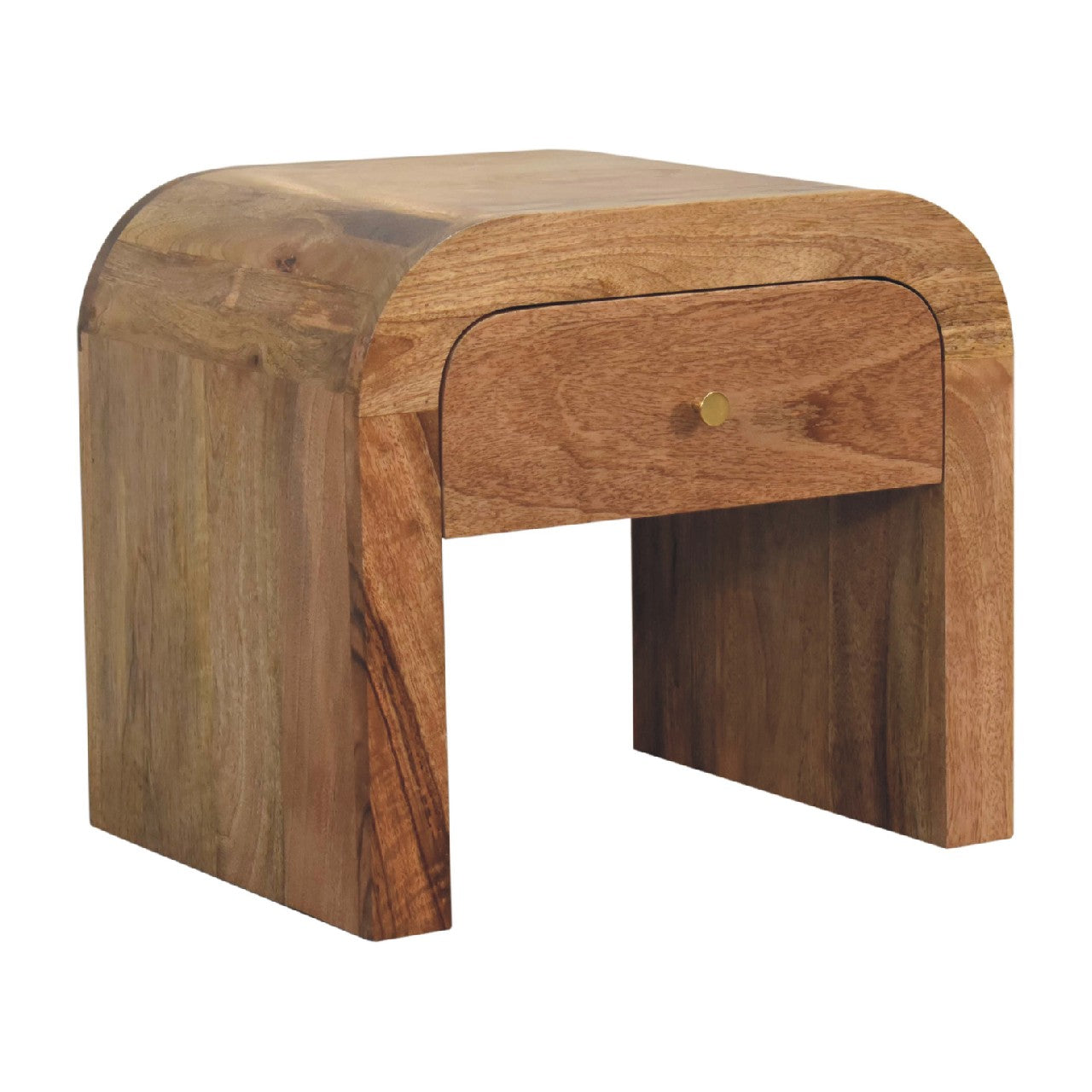 Darcy Bedside - Handmade Solid Wood Nightstand with Drawer and Soft Edges