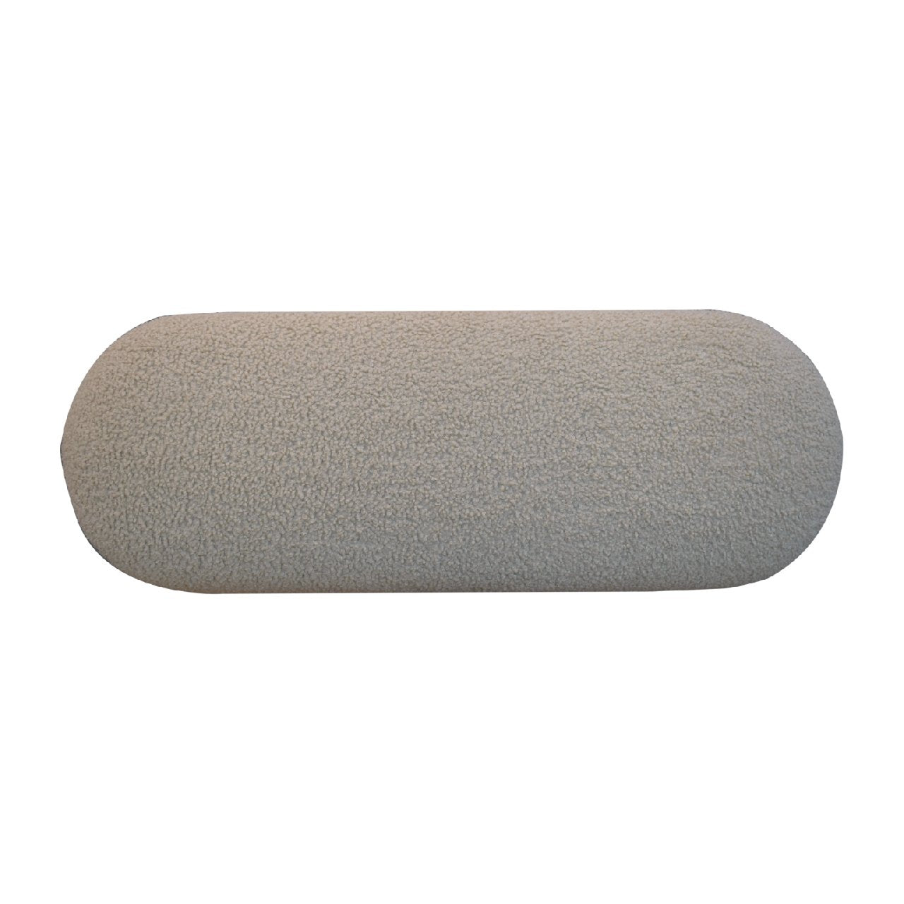 Boucle Hallway Bench - Handmade Solid Wood Frame with Soft Boucle Upholstered Seat