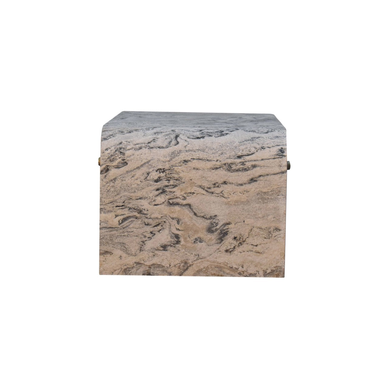 Nouveau Coffee Table - Handmade Solid Wood 4 Drawers Marble Effect