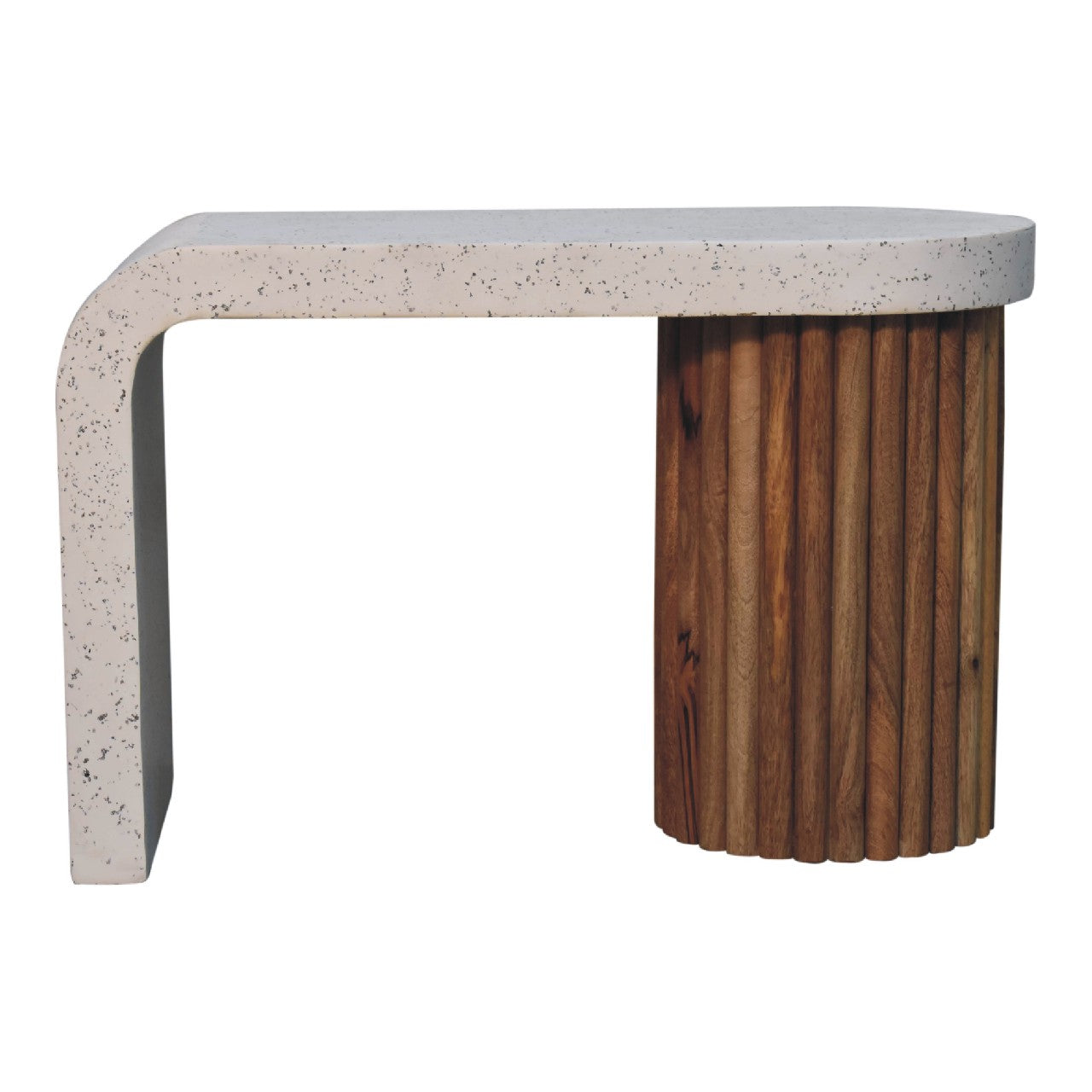 Serenity Terrazzo Coffee Table - Handmade Solid Wood Base with Terrazzo Top