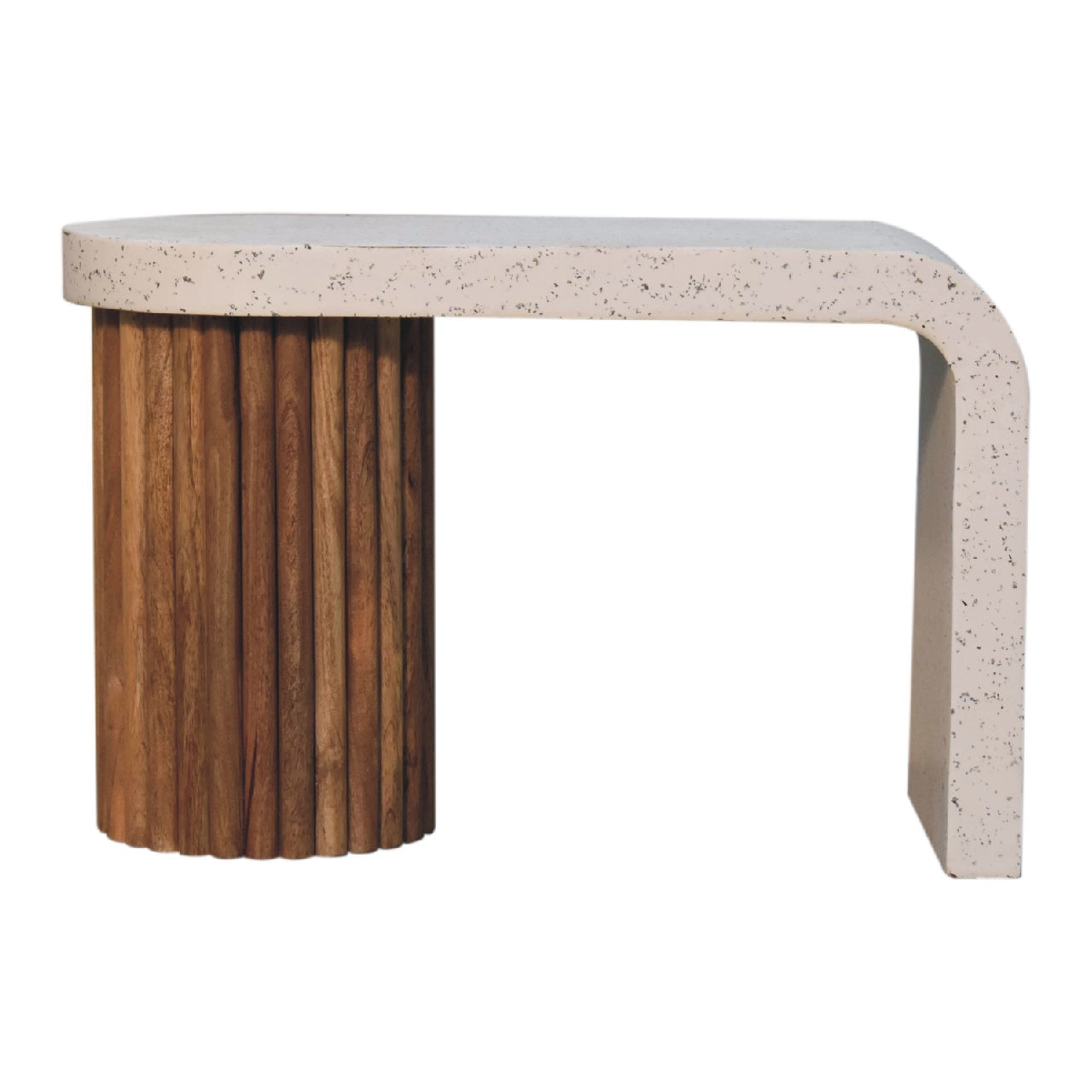 Serenity Terrazzo Coffee Table - Handmade Solid Wood Base with Terrazzo Top