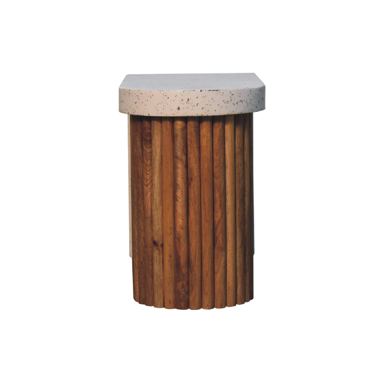 Serenity Terrazzo Coffee Table - Handmade Solid Wood Base with Terrazzo Top