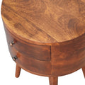 Odyssey Bedside - Handmade Solid Wood Nightstand with 2 Drawer