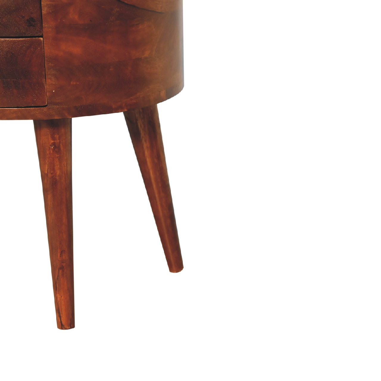 Odyssey Bedside - Handmade Solid Wood Nightstand with 2 Drawer