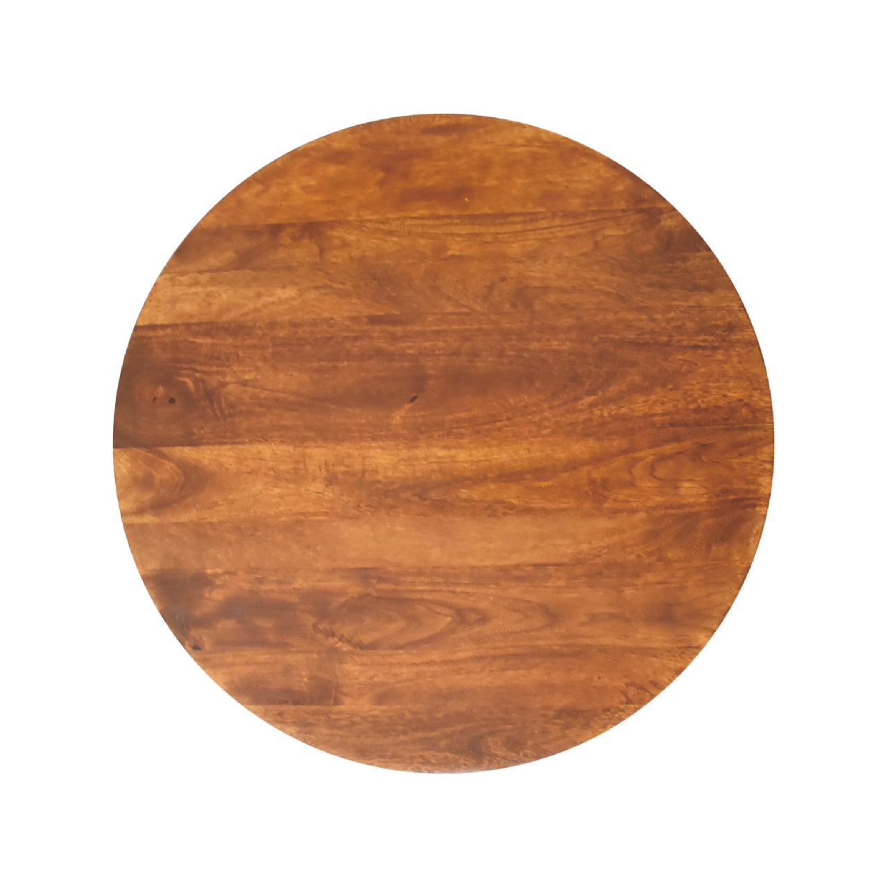 Chestnut Central Ball Table - Handmade Round Coffee Table