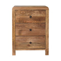 3 Drawer Bedside - Luxury Solid Wood Furniture