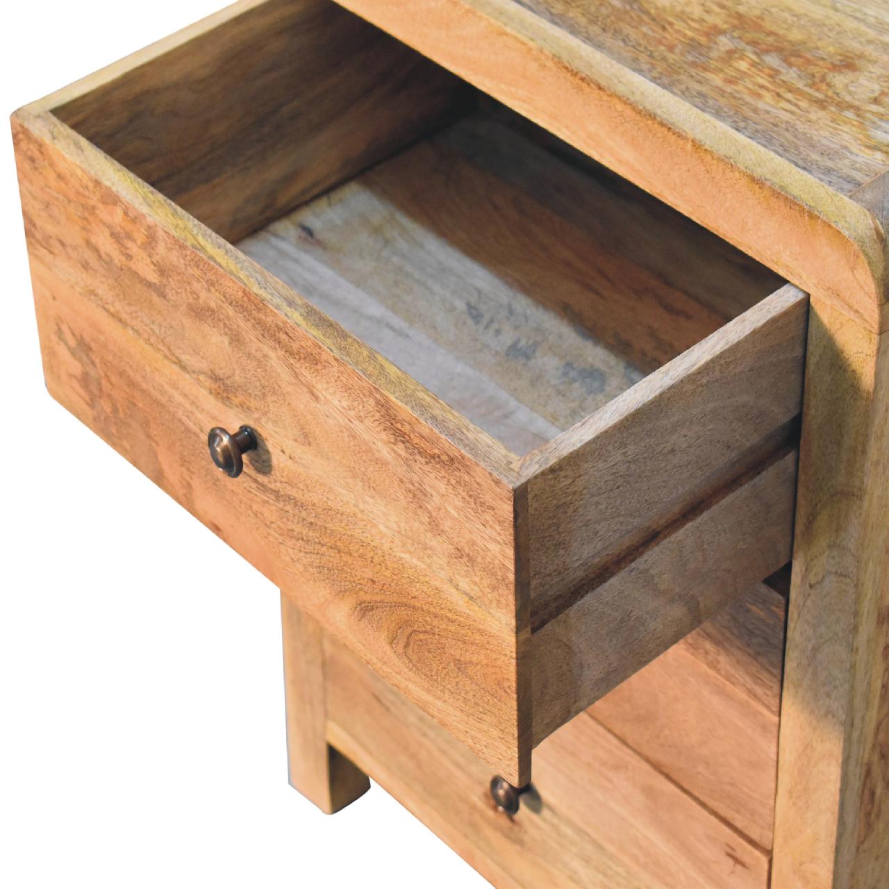 3 Drawer Bedside - Luxury Solid Wood Furniture