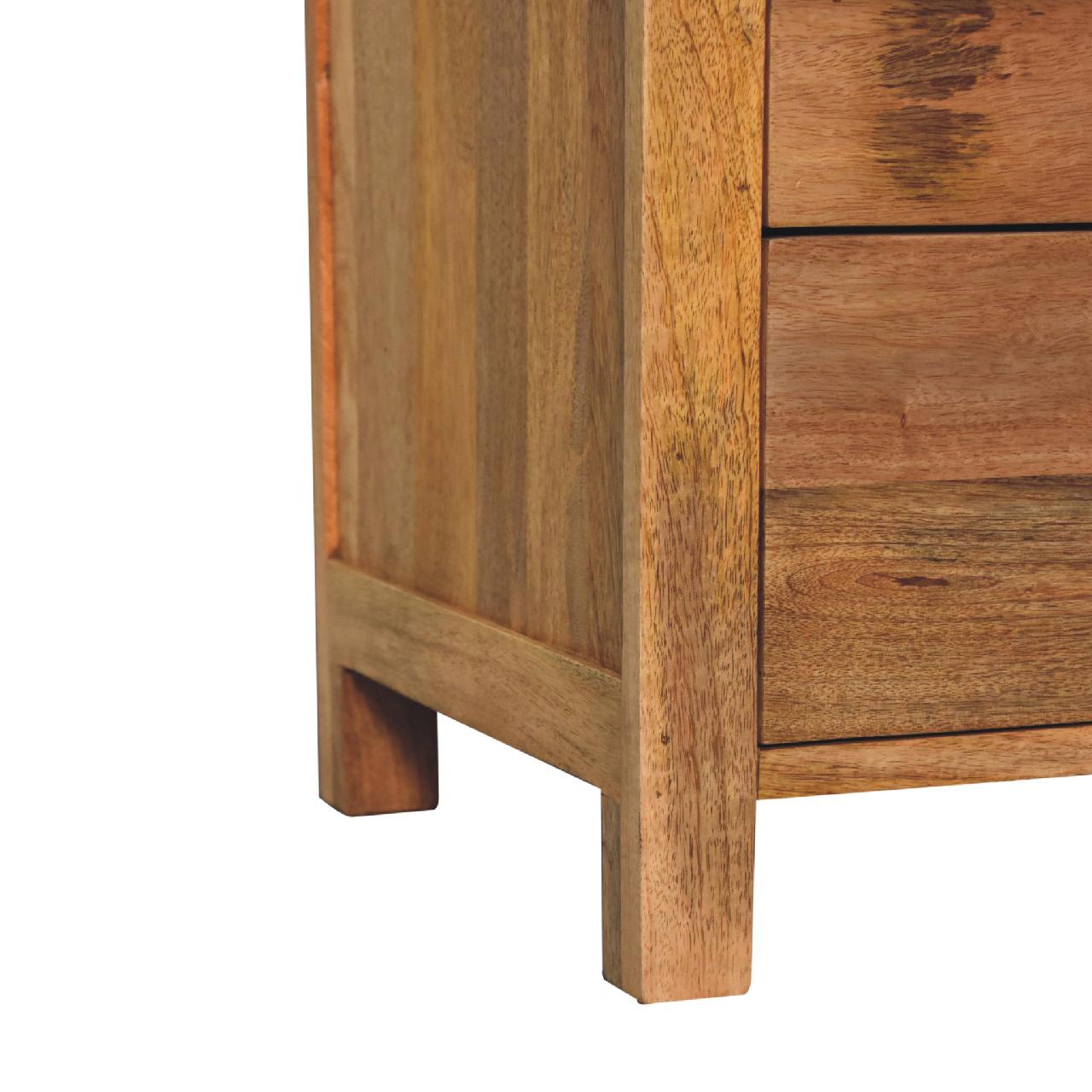 3 Drawer Bedside - Luxury Solid Wood Furniture
