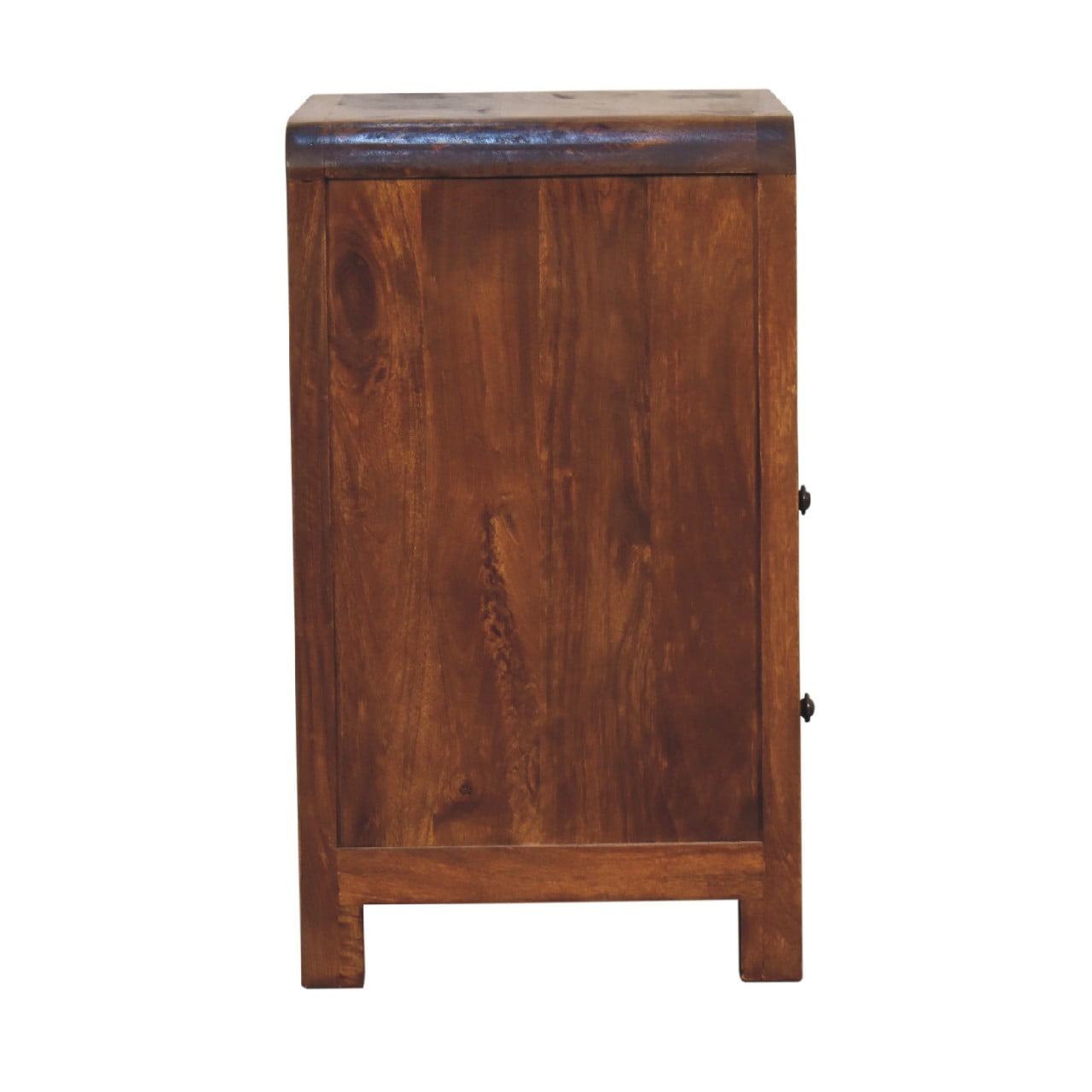 Aspen Bedside – Handmade Solid Wood Nightstand with 2 Drawers and Shelf