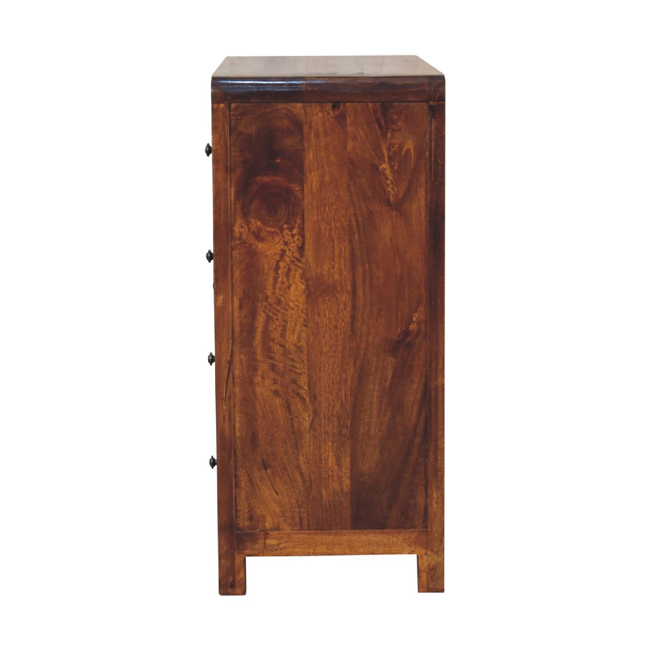 Aspen Cabinet – Handmade Solid Wood Storage Cabinet with Shelves and 4 Drawers