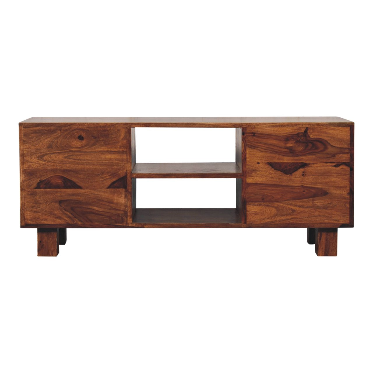 Tula Media Unit - 4 Drawers & 2 Shelfs (Solid Wood)