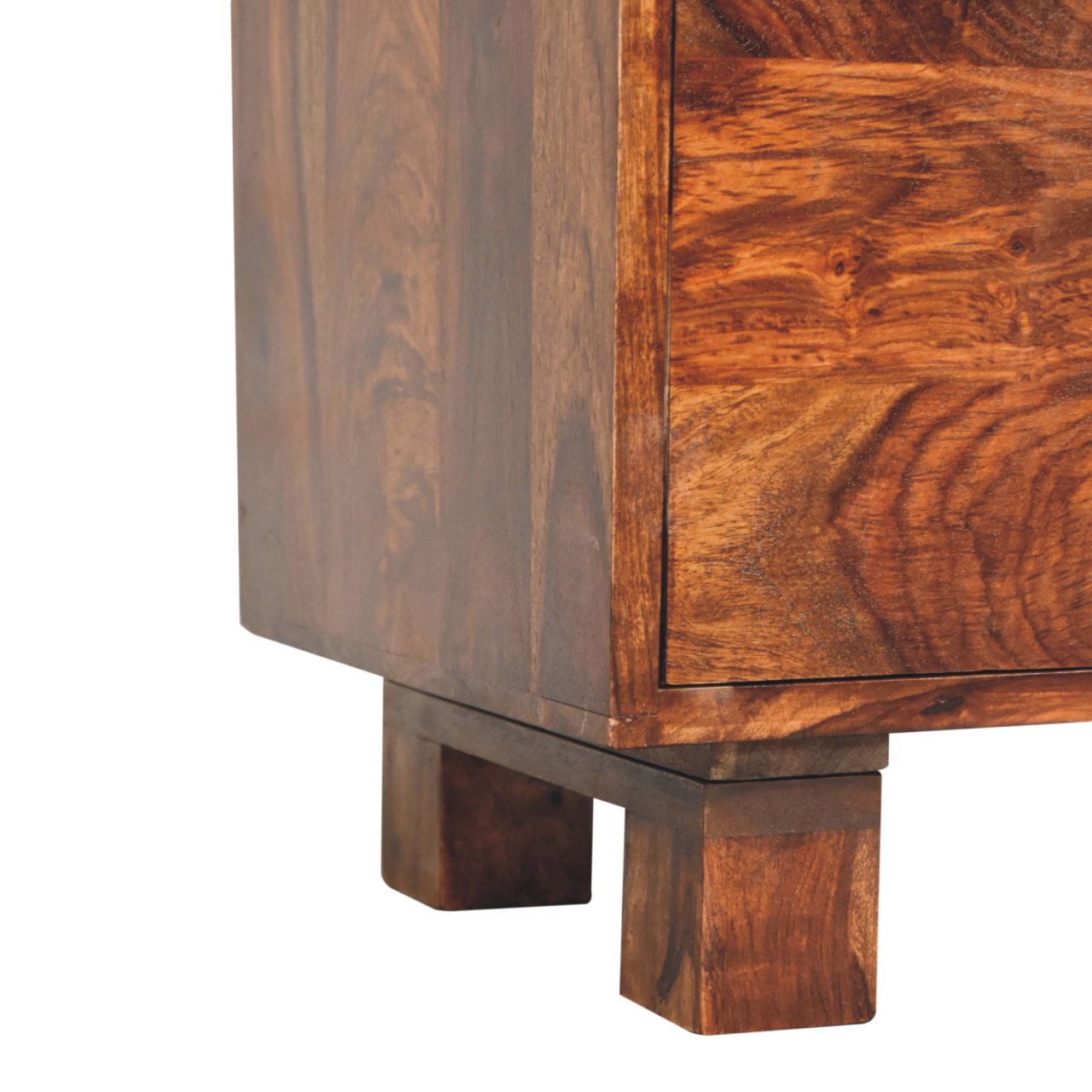 Tula Mini Sideboard - 3 Drawers & 2 Shelfs (Solid Wood)