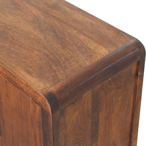 Aspen Sideboard - Handmade Solid Wood Storage Cabinet with 4 Drawers and Shelves