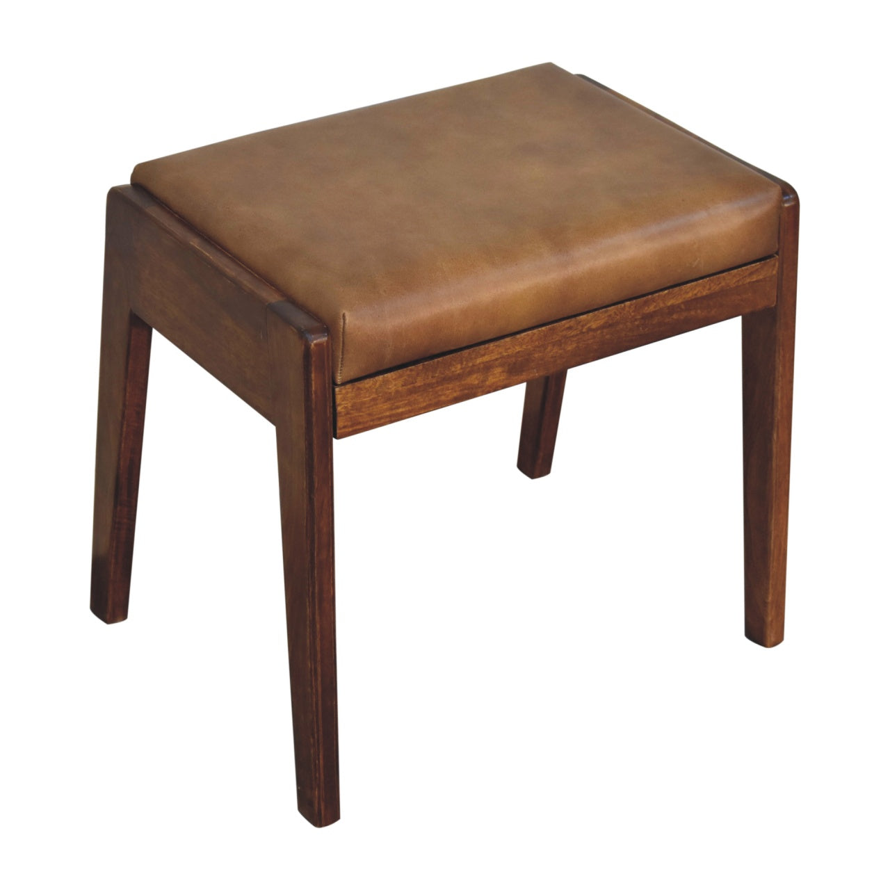 Buffalo Hallway Footstool - handmade solid wood furniture