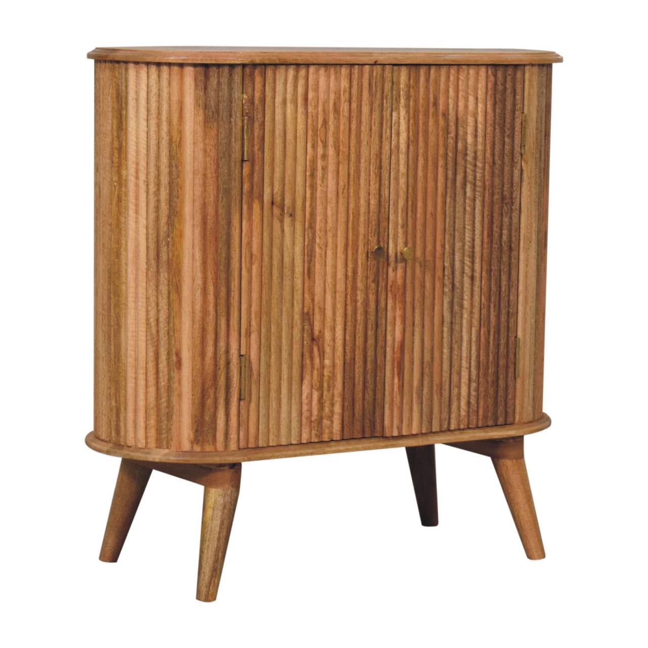 Soba Nordic Cabinet - Solid Wood in Oak-ish Finish