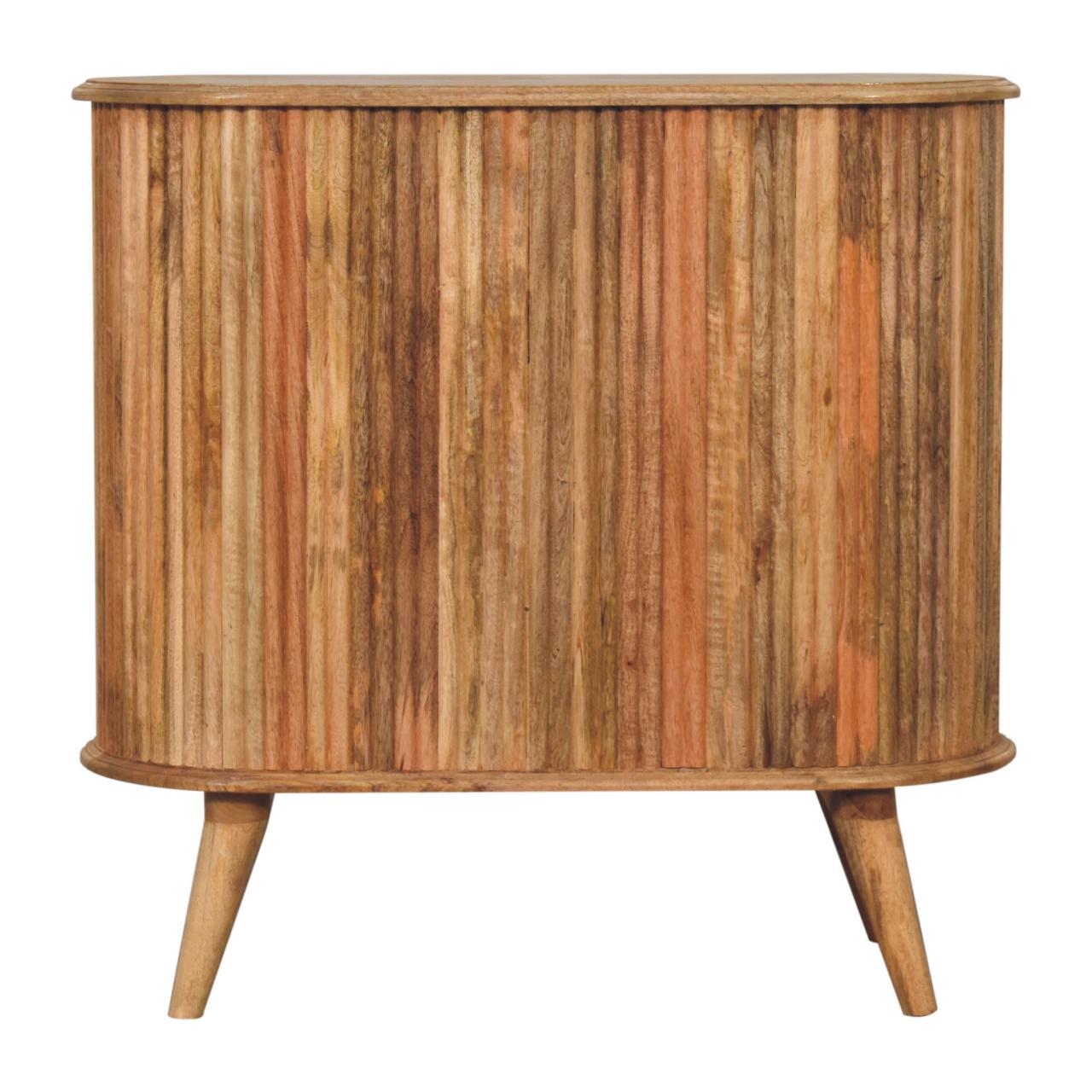 Soba Nordic Chest 3 Drawer Solid Mango Wood in Oak-ish Finish
