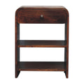 Aspen Open Bedside - 1 Drawer & 2 Shelfs