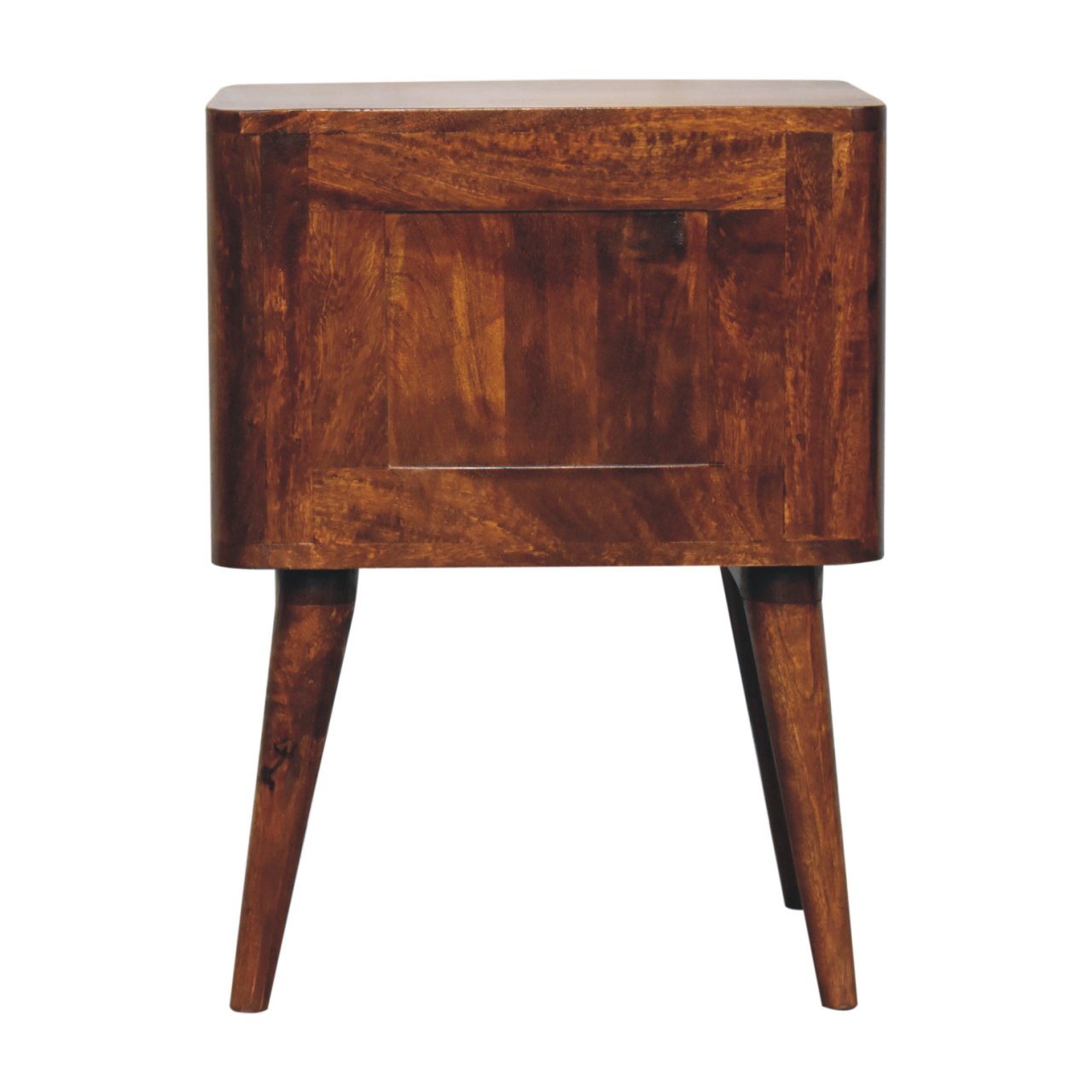 Bera Bedside 2 Drawers Solid Wood Nightstand
