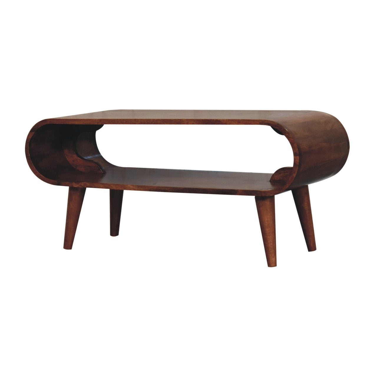 Amaya Nordic Coffee Table | Solid Mango Wood