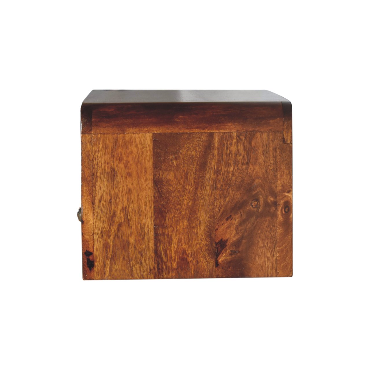 Chunky Chestnut 1 Drawer Wall Mounted Nightstand - 1 Drawer and Shelf