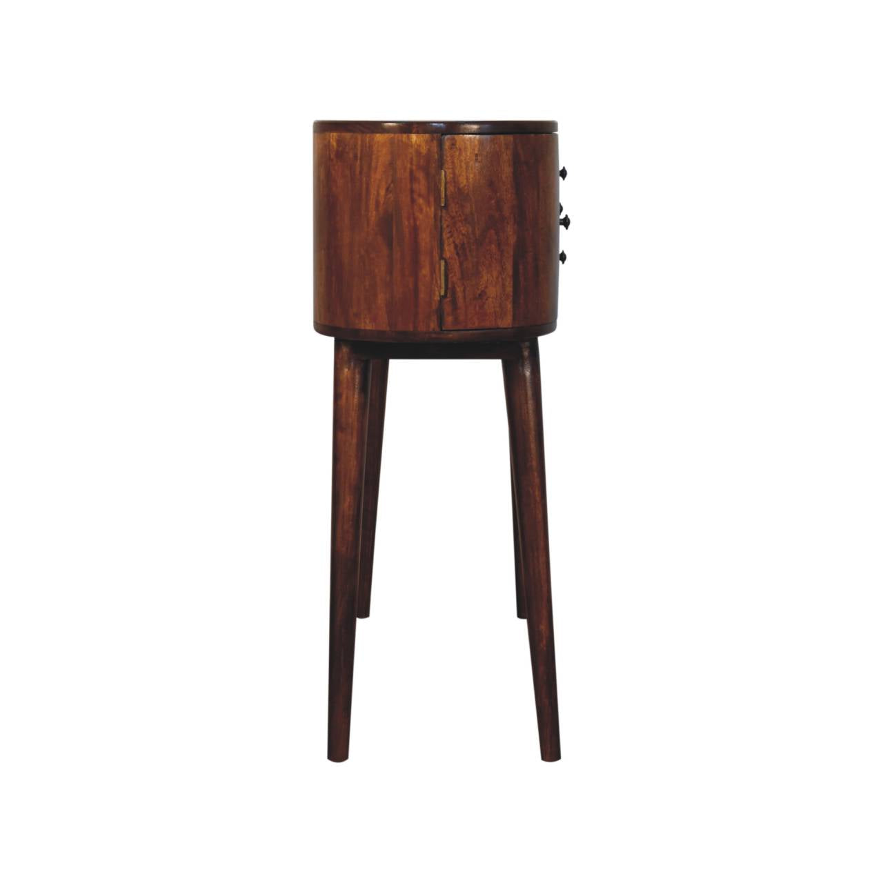 Grove Chestnut Console Table - 2 drawers and 2 side cabinets