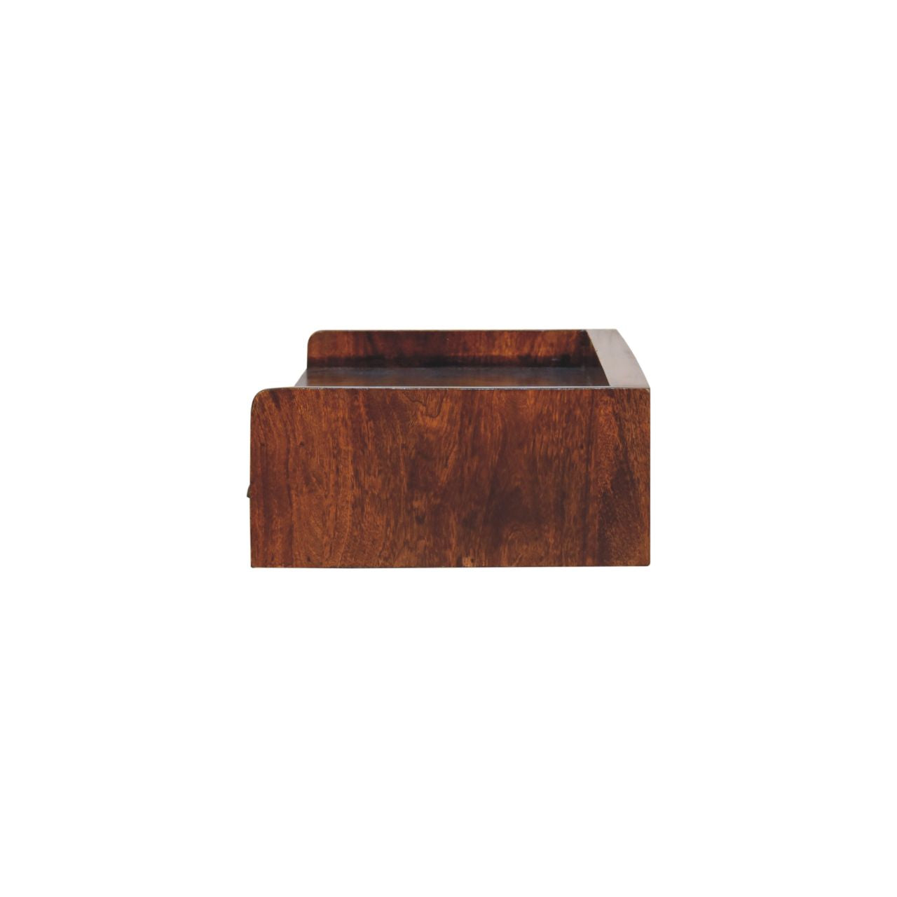 Belmont Wall-Mounted Console with Drawer - Shell Handle - Classic Solid Wood Console