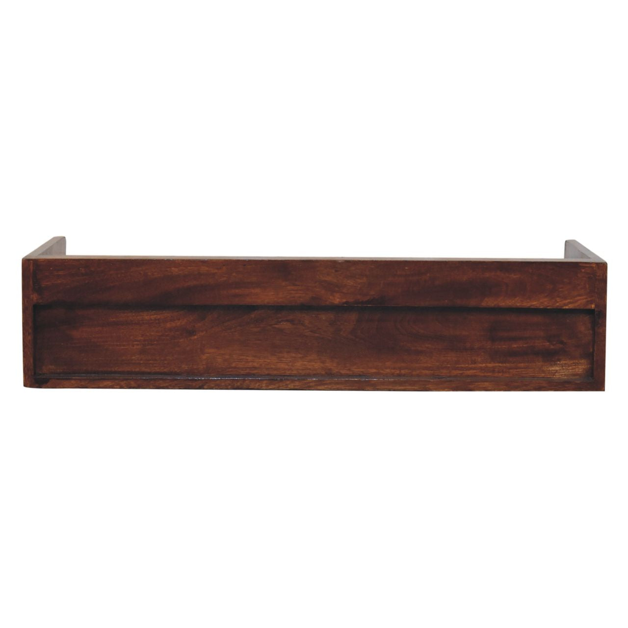 Belmont Wall-Mounted Console with Drawer - Shell Handle - Classic Solid Wood Console