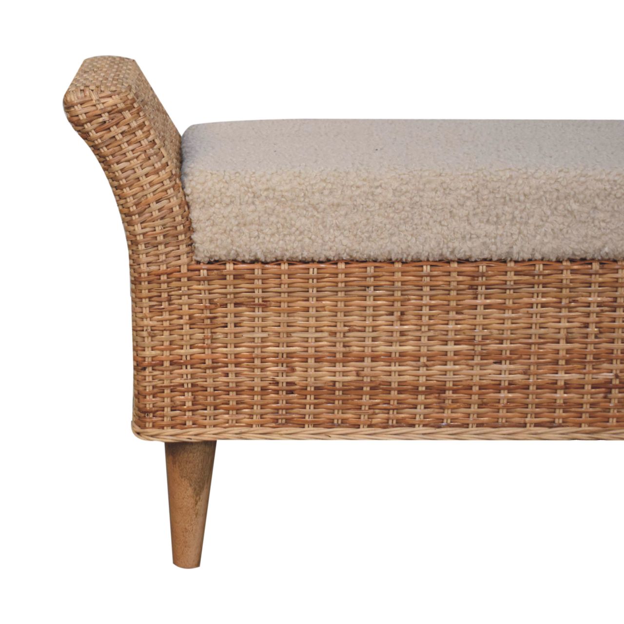 Riviera Woven Bench - Authentic Durable Rattan