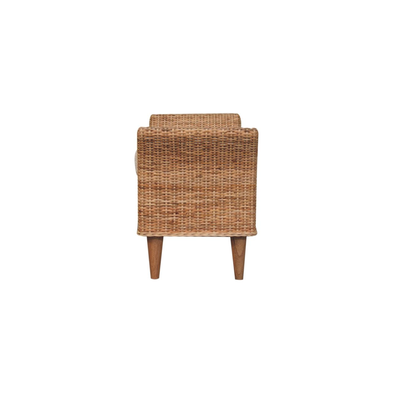 Riviera Woven Bench - Authentic Durable Rattan