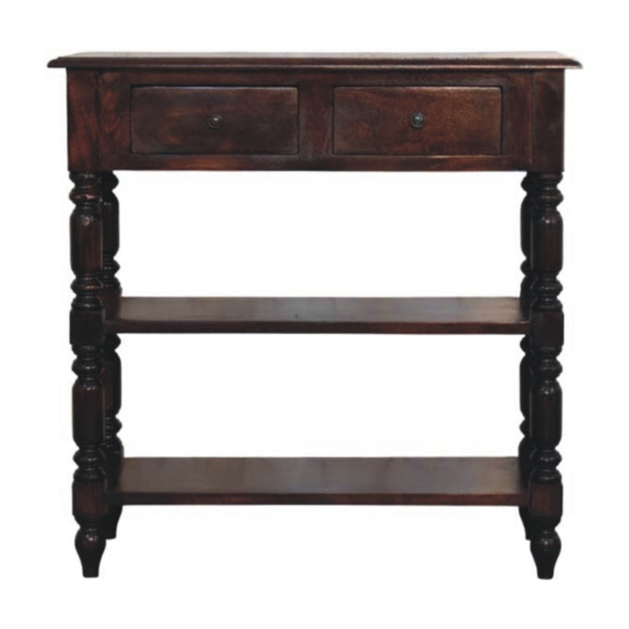 Turned legs Cherry Side Table - Timeless Handcrafted Design