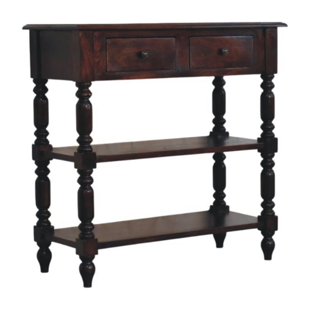 Turned legs Cherry Side Table - Timeless Handcrafted Design
